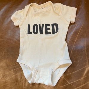 Baby loved onesie bodysuit 6 months